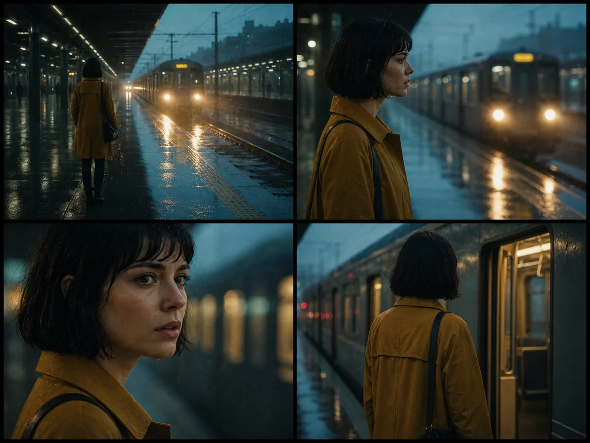 Multiple cinematic shots arranged as a coherent TrueCut sequence